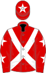 Red, White cross belts, Red sleeves, White stars, Red cap, White star
