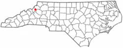 Location of Grandfather, North Carolina