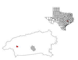 Location of Burton, Texas