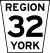 York Regional Road 32.svg