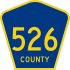 County Route 526 marker