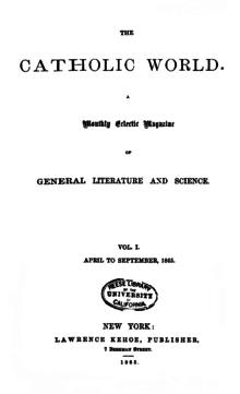 Title page of The Catholic World.png