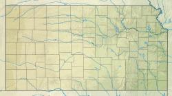 Location of Wilson Lake in Kansas, USA.