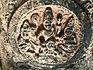 6th century Ravanaphadi cave temple ceiling Vaishnavism art, Vishnu and Lakshmi flying on Garuda, Aihole Hindu monuments Karnataka.jpg