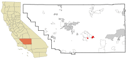 Location of Tehachapi, California