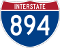 Interstate 894 marker