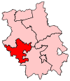 A medium constituency in the southwest of the county.