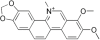 Skeletal formula of chelerythrine