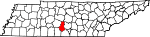 State map highlighting Marshall County