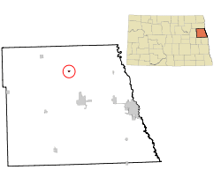 Location of Gilby, North Dakota