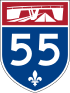 Autoroute 55 shield