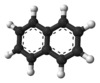 Ball-and-stick model of naphthalene