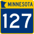 Trunk Highway 127 marker