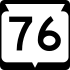 State Trunk Highway 76 marker