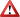 red-outlined triangle containing exclamation point