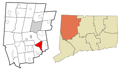 Location in Litchfield County, Connecticut