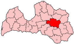 Location of Madona