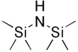 Structural formula of bis(trimethylsilyl)amine