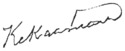 Elizabeth Kekaʻaniau's signature