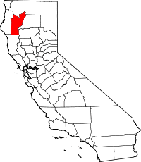 Location in the state of California