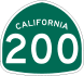 State Route 200 marker