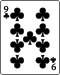 9 of clubs