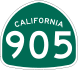 State Route 905 marker