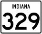 State Road 329 marker