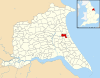 Seaton, East Riding of Yorkshire UK parish locator map.svg