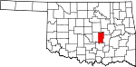 State map highlighting Seminole County