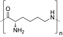 Skeletal formula of ε-polylysine