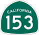 State Route 153 marker