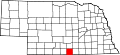 State map highlighting Franklin County
