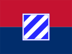 Flag of the U.S. Army 3rd Infantry Division.svg