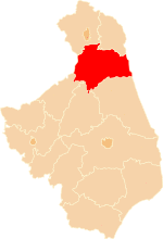 Location within the voivodeship