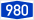 Bundesautobahn 980 number.svg