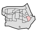 Location of Oranjewijk district in Barendrecht