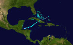 1927 Atlantic tropical storm 6 track.png