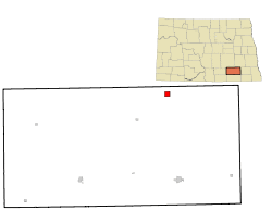 Location of Marion, North Dakota