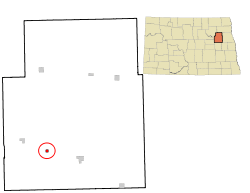 Location of Pekin, North Dakota