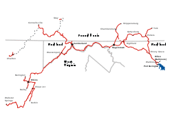 Western Maryland Railway 1950s.svg