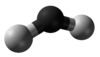 Ball-and-stick model of triplet methylene