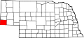 State map highlighting Kimball County