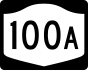New York State Route 100A marker