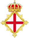 St George's Cross Crowned Badge.svg
