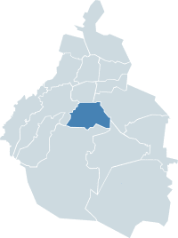 Coyoacán within Mexico City (CDMX)