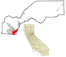 Location in Placer County and the state of California