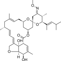 Structural formula of moxidectin