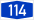 Bundesautobahn 114 number.svg