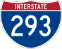 Interstate 293 marker